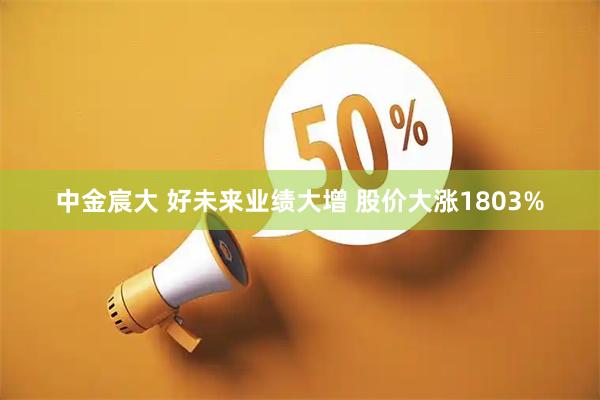 中金宸大 好未来业绩大增 股价大涨1803%